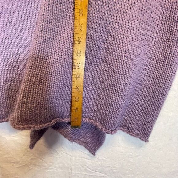 Soft Surroundings Purple Wool Blend Telluride Topper Cardigan Sweater Size PL - Picture 8 of 8